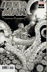 Iron Man #1 Silva Launch Sketch Variant Marvel EB103