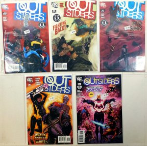 Outsiders Lot 5 #34, 35, 36, 39, 4th 39 2006 DC Outsiders 1st Print Comic Books