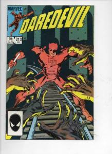 DAREDEVIL #213 NM-  Murdock, 1964 1984, more Marvel in store 
