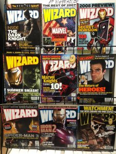 WIZARD Magazine #179-231 (September 2006-Nov 2010) have a lost weekend 23 diff