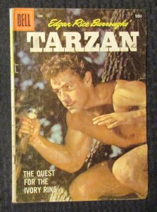 1957 Edgar Rice Burroughs TARZAN #93 GD 2.0 Dell / Photo Cover