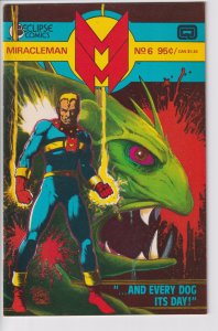 MIRACLEMAN #6 (Feb 1986) FN+ 6.5 white