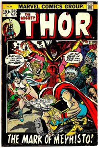 THOR #205 206 207 & 208 (1972-3) 7.0 FN/VF Mephisto! Absorbing Man! Buscema!