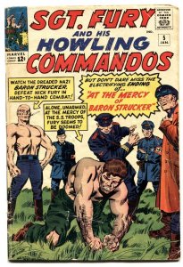 Sgt. Fury And His Howling Commandos #5 1964-First BARON STRUCKER-comic book vg- 