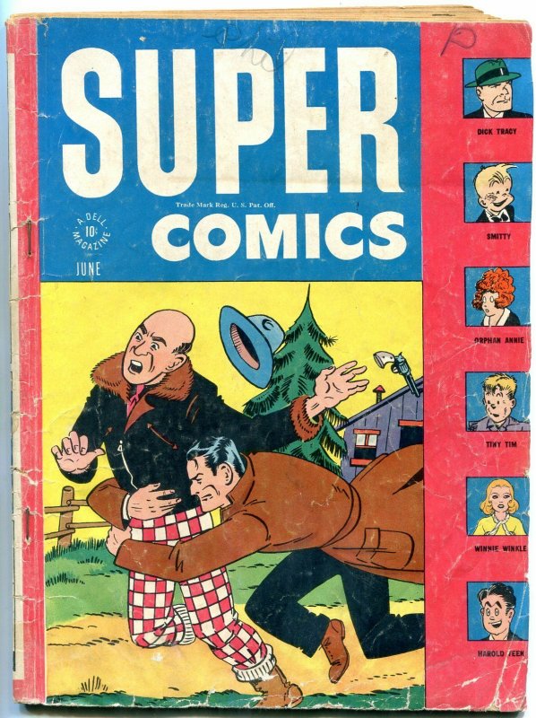 Super Comics #99 1944- Dick Tracy- Smitty-Tiny Tim-Orphan Annie G