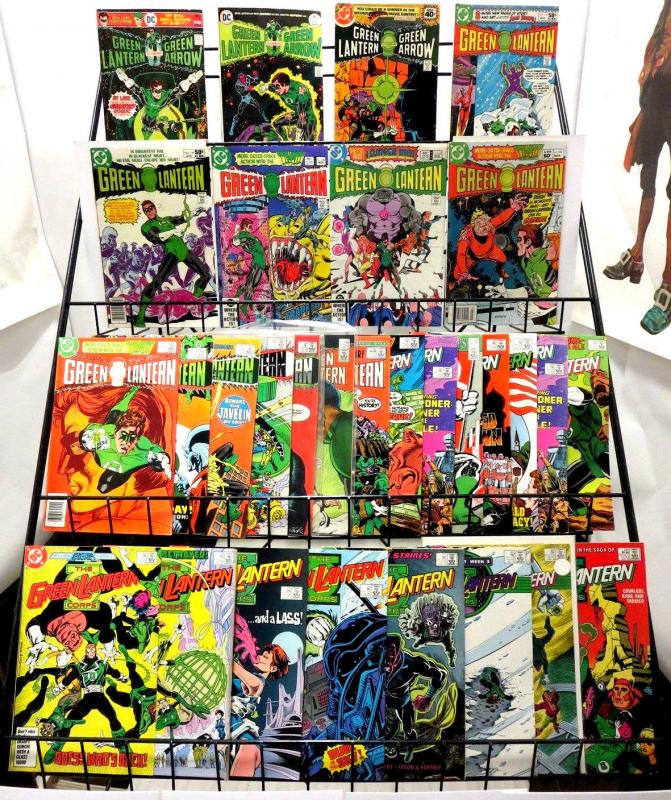 GREEN LANTERN 90-224, 29 diff - Lot of DC Comics books Green Arrow Corps 1976-88