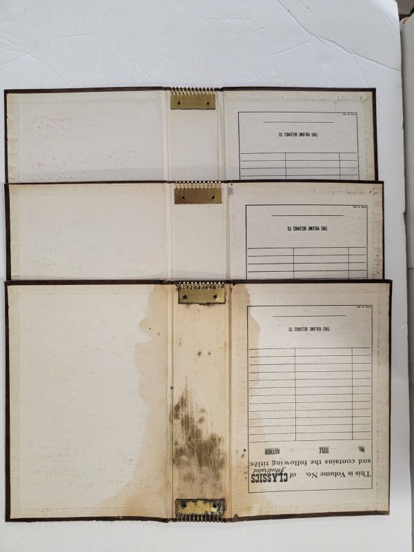 *Classics Illustrated Binders!  Lot of 3, super scarce!