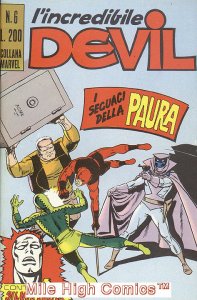 DAREDEVIL ITALIAN  (I'INCREDIBILE DEVIL) (1970 Series) #6 Near Mint Comics Book
