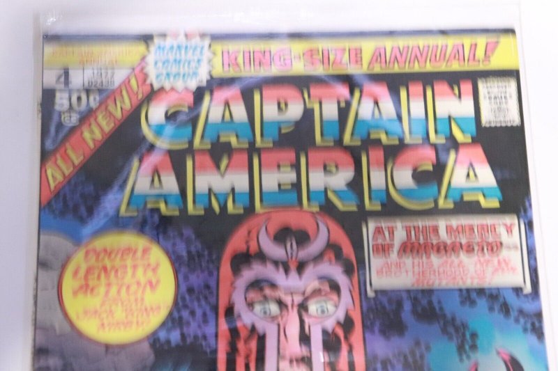 Captain America King Size Annual #4 1977 Classic Magneto Jack Kirby Marvel