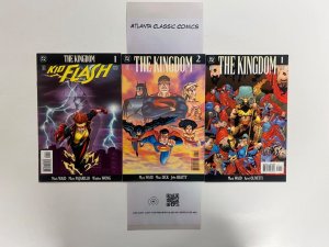 3 The Kingdom DC Comic Books # 1 1 1 Flash Wonder Woman Batman Robin 25 JS31