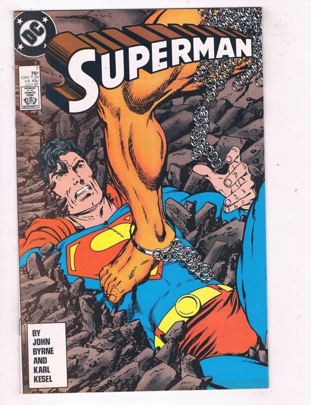 Superman (1987 2nd Series) #7 DC Comic Book 1st appearance of Rampage HH3