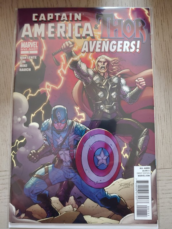 ​CAPTAIN AMERICA & THOR AVENGERS #1 NM ONE-SHOT