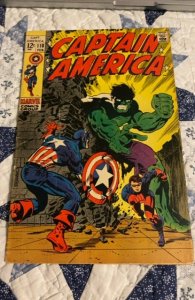 Captain America #110 (1969)vs the Hulk -Iconic Steranko cover