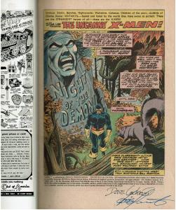 X-Men #96, 8.0 or Better, Signed by Chris Claremont & Dave Cockrum