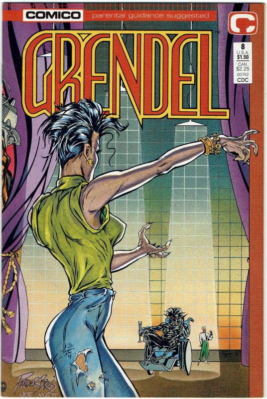 Grendel #8 (1986 v2) Comico  Matt Wagner NM-