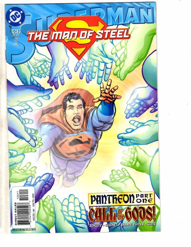 9 Superman Man Of Steel DC Comic Books #126 127 128 129 130 131 132 133 134 J214