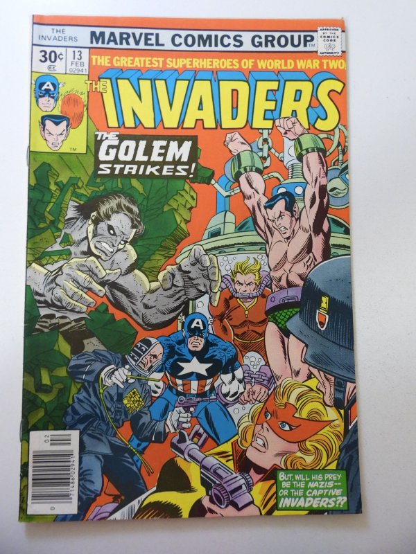 The Invaders #13 (1977) FN/VF Condition