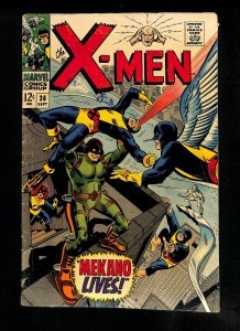 X-Men #36 1st Appearance Merkano! Stan Lee! Jack Kirby!