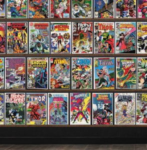 Huge Lot 150+ Comics with Alpha Flight, Conan The Barbarian & More!