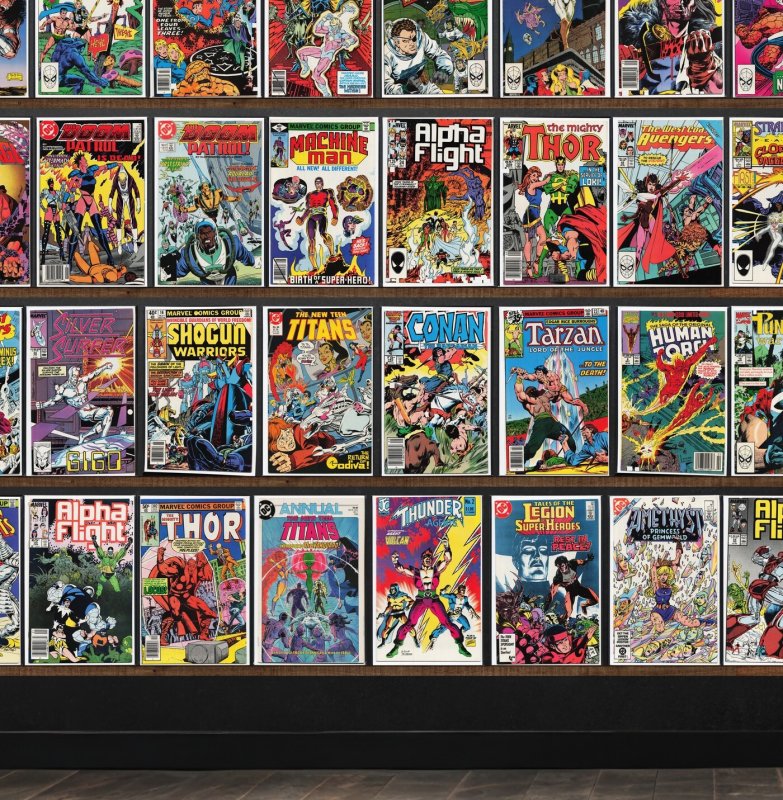 Huge Lot 150+ Comics with Alpha Flight, Conan The Barbarian & More!