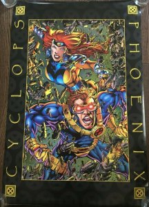 CYCLOPS & PHOENIX Marvel Poster #230, 1996, 34 x 22 