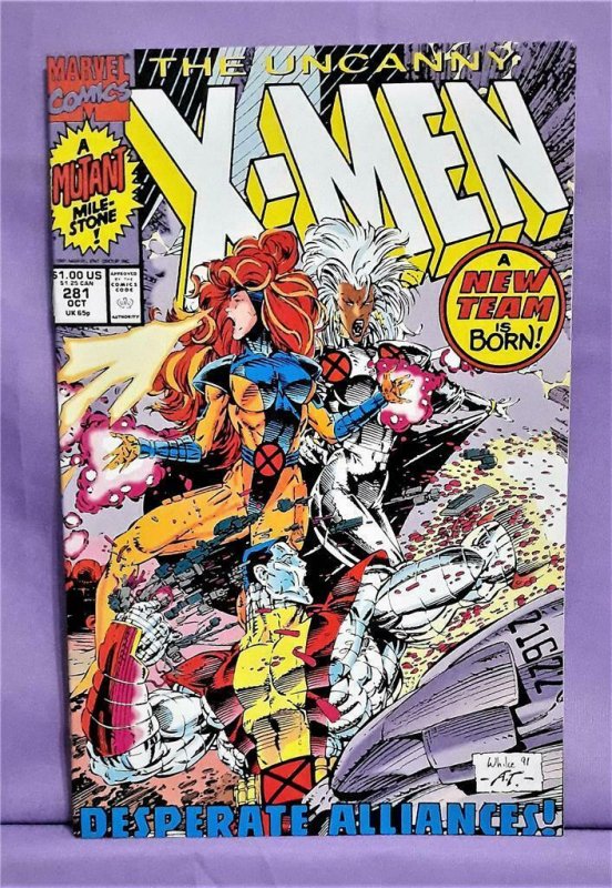 John Byrne UNCANNY X-MEN #281 Whilce Portacio 1st Trevor Fitzroy (Marvel, 1991)!