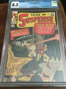 TALES OF SUSPENSE #50 - CGC 8.5 - VF+ 1ST APP MANDARIN - SILVER AGE KEY -MCU KEY