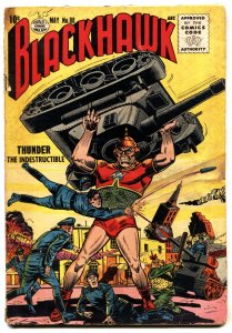 Blackhawk #88--1955-- Quality--Thunder the Indestructible--comic book