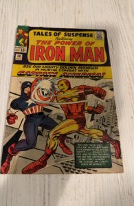 Tales Of Suspense #58 Iron Man Vs Captain America 1964.Key. Top staple popped