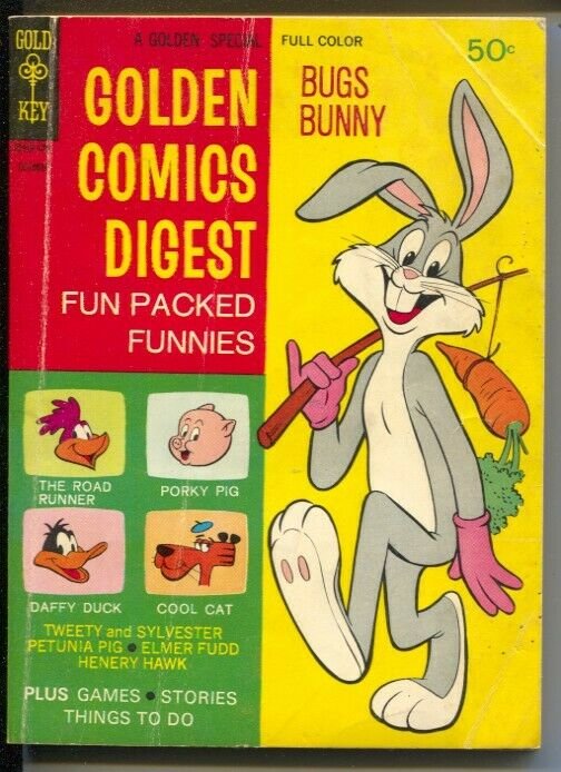 Golden Comics Digest #14 1970-Bugs Bunny-Road Runner-Cool Cat-VG