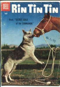 RIN TIN TIN #15 1956-DELL-GERMAN SHEPHERD-good