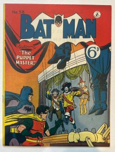 (1955) BATMAN #58 Australian/UK Golden Age Comic! Rare!