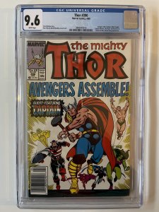 Thor #390 CGC 9.6 1988 NewsStand edition 1st time Steve Rogers lifts Mjolnir