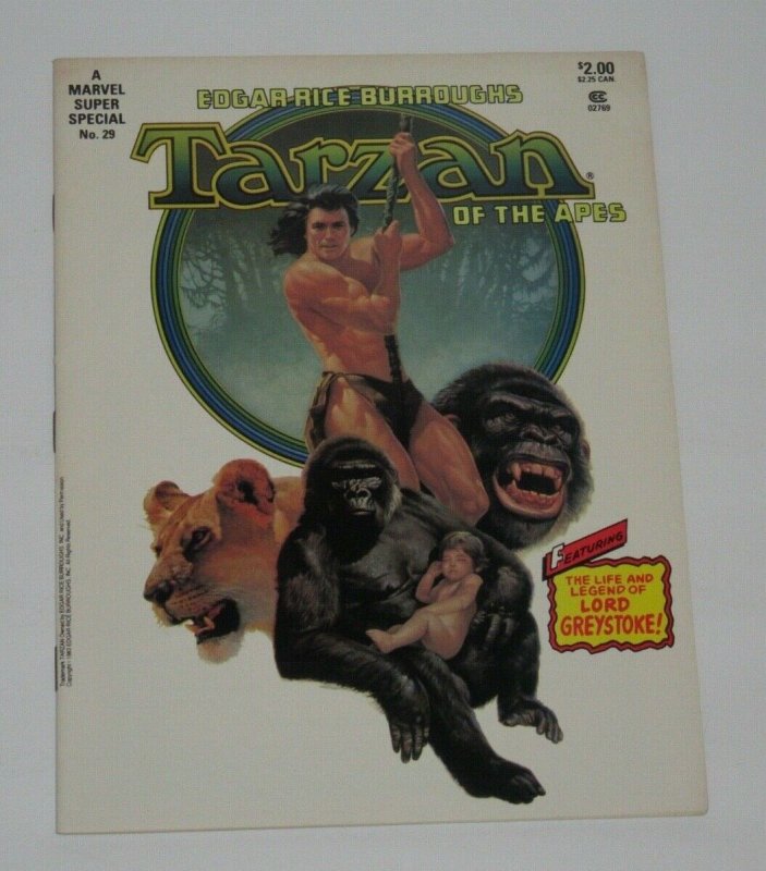 Marvel Super Special #29 Tarzan 1983 Marvel Comics VF