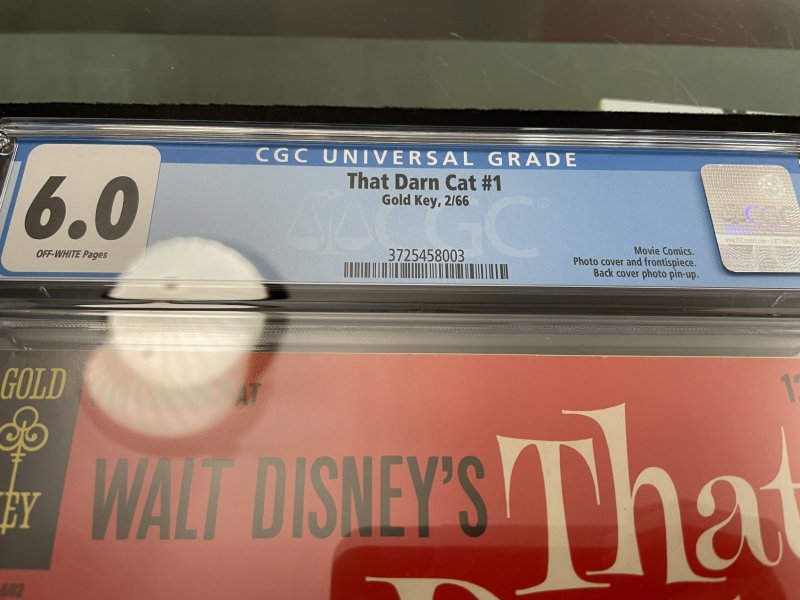 Walt Disney's That Darn Cat #1 CGC 6.0