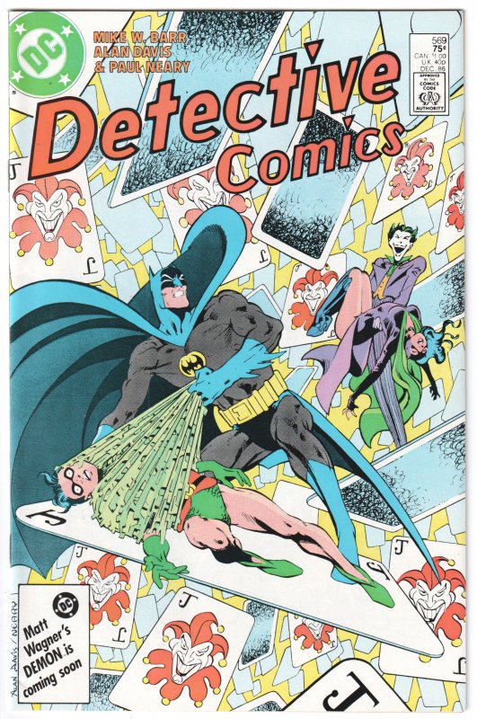 Detective Comics #569 (1986) Batman