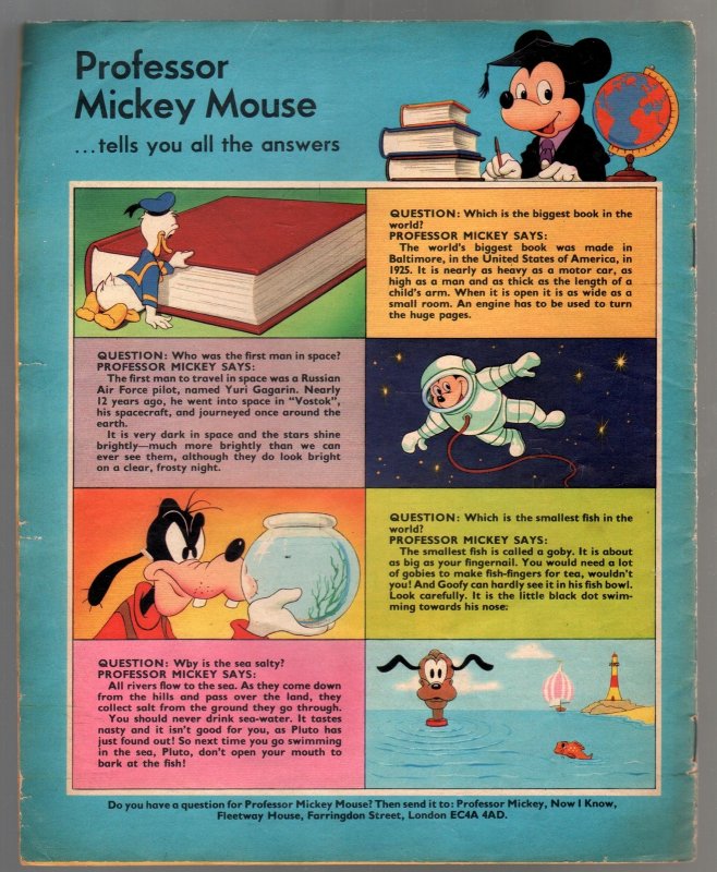 Walt Disney's Now I Know #2 1972-U.K.-comic style art-games-Bambi-VG