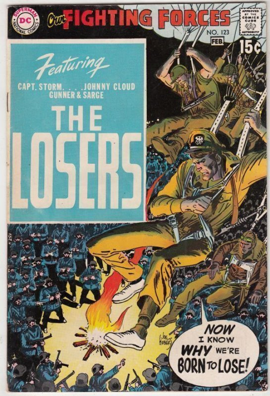 Our Fighting Forces #123 (Feb-70) FN+  $39.50 1ST Captain Storm and Loosers