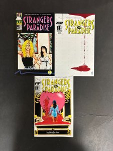 Strangers in Paradise (1993) #1-3 (8.5+) 1st Prints Complete Set