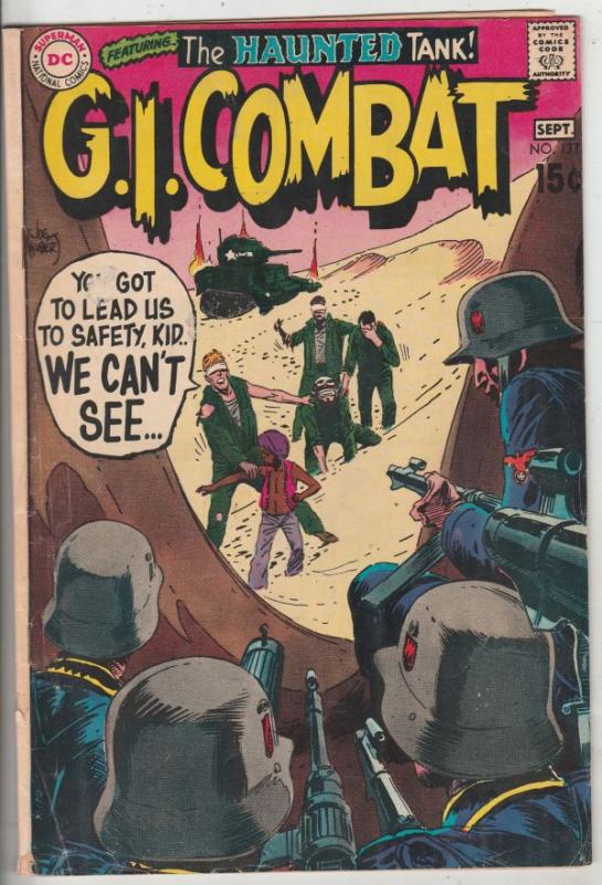 G.I. Combat #137 (Sep-69) VG+ Affordable-Grade The Haunted Tank