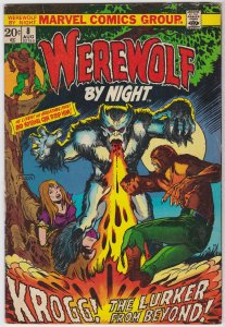 Werewolf by Night #8 (Aug 1973) 4.0 VG Marvel Horror Comic