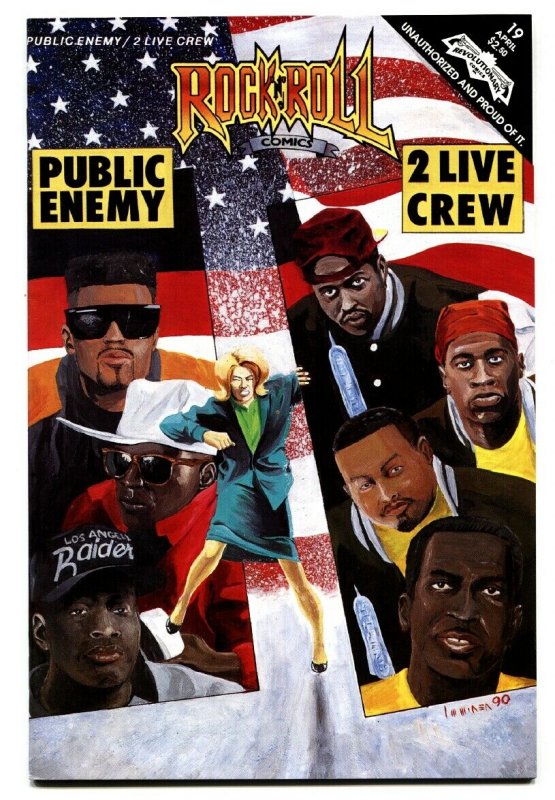 Rock N Roll Comics #19-PUBLIC ENEMY / 2 LIVE CREW issue-comic book-1991