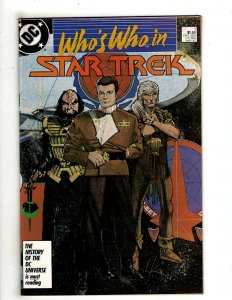 Who's Who in Star Trek #1 (1987) DC Comic Superman OF8