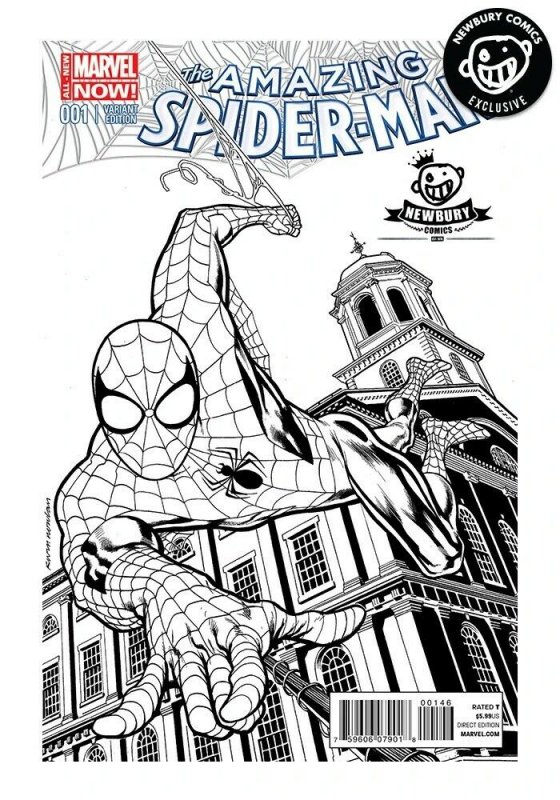 The Amazing Spiderman Coloring Book for Adult - Volume 1 (Paperback)