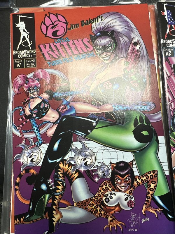 3 Little Kittens Purrr-fect Weapons #1 & #2 A15