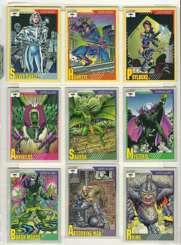 Marvel Universe II Trading Cards(Impel, 1991)
