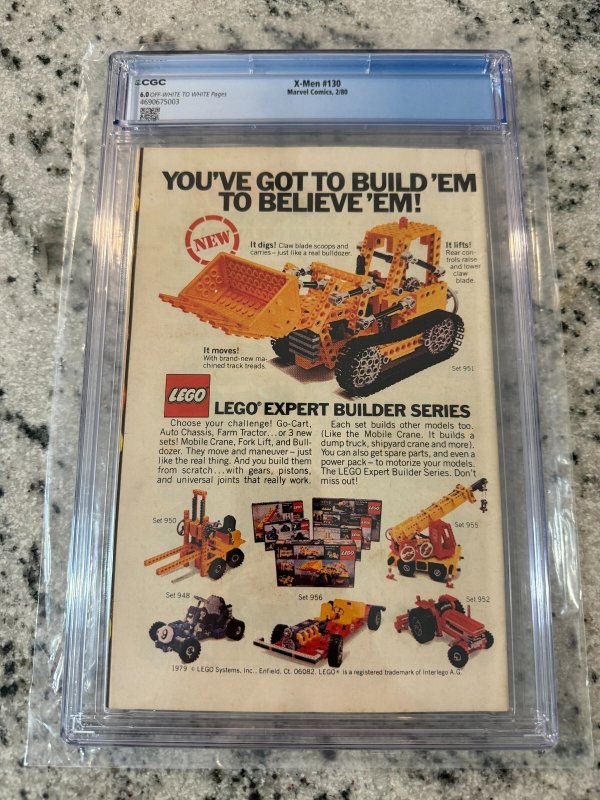 Uncanny X-Men # 130 CGC Graded 6.0 Marvel Comic Book 1st Dazzler Appearance JH24