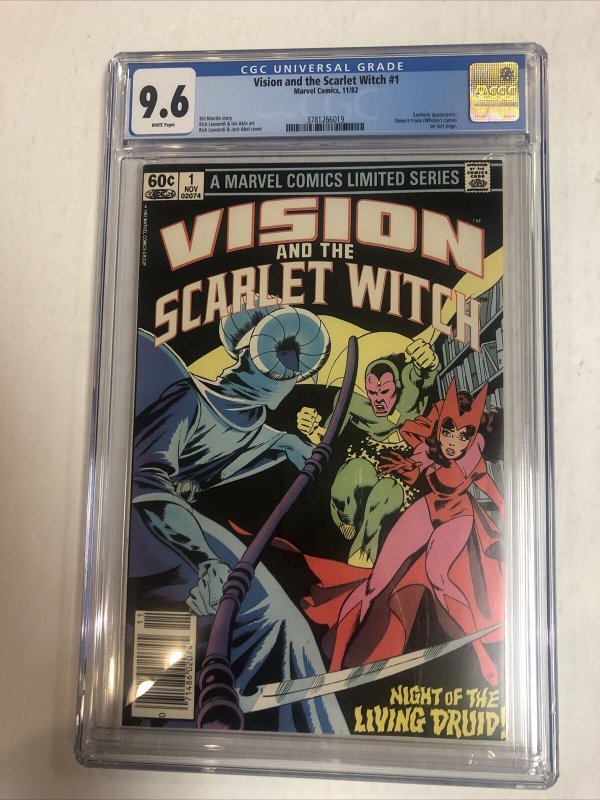 Vision Scarlett Witch (1982) # 1 (CGC 9.6) | Newsstand Edition | Wandavision