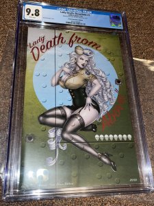 Lady Death Devotions 1, Death From Above Variant, Ltd to 100, CGC Graded 9.8