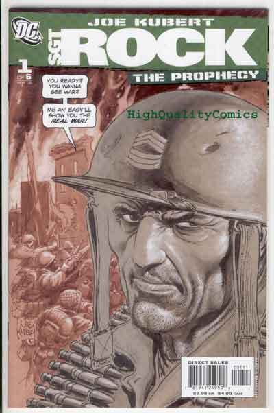 SGT ROCK PROPHECY #1 2 3 4 5 6, NM+, Joe Kubert, War, WWII, more in store, 1-6,B